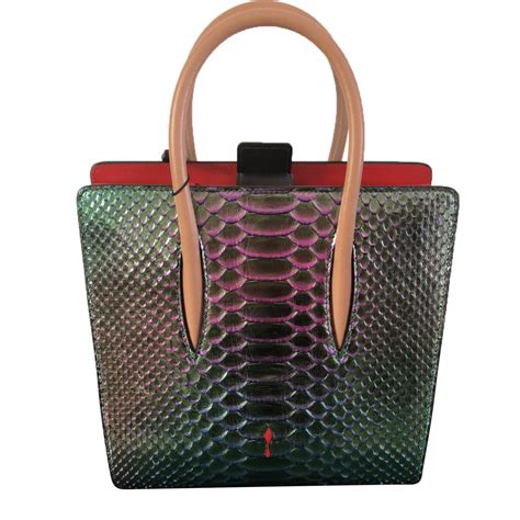 christian louboutin leather bag